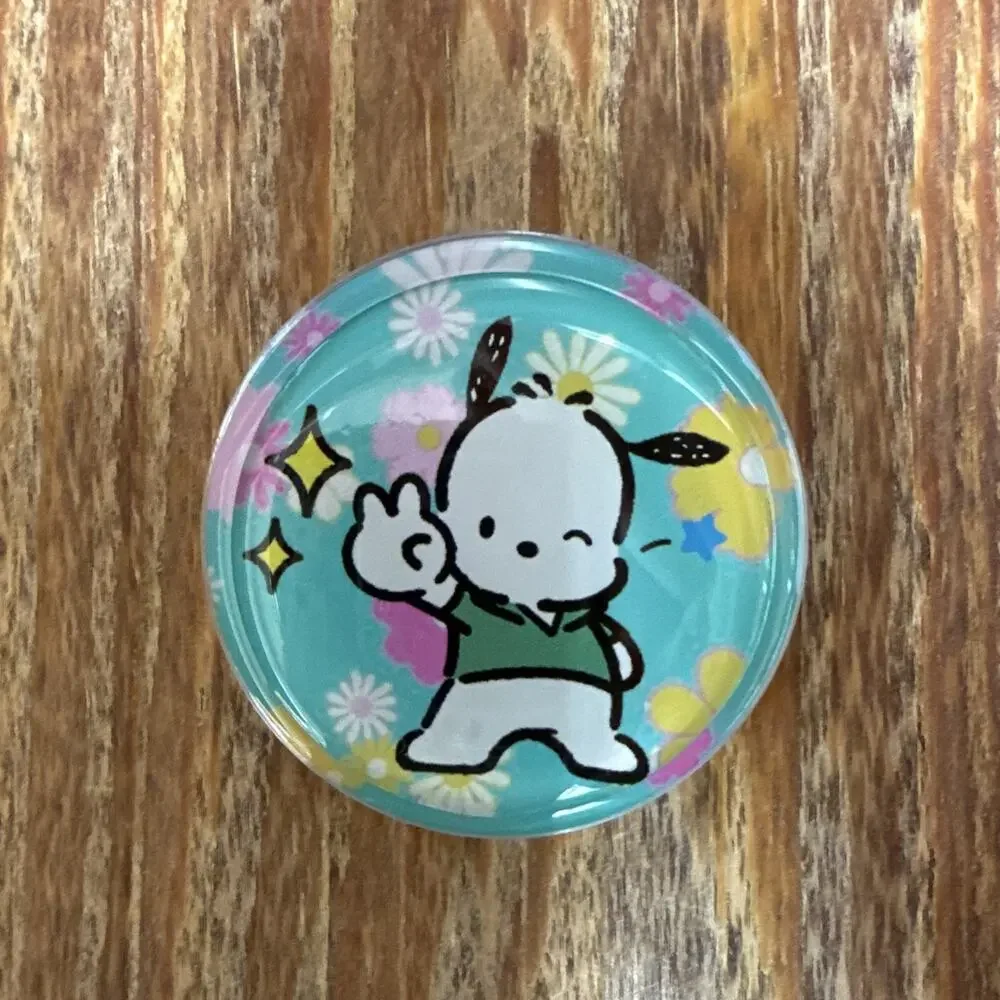 Magnetic Pochacco with Flowers Pop Up Phone Grip